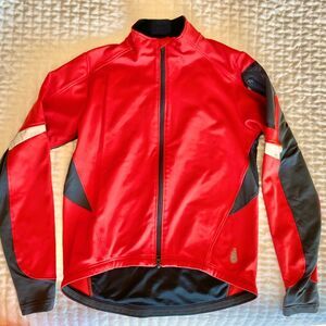 Nivara Mens Outershell Zip Front Snowmobile Jacket Size Medium Burnt Orange